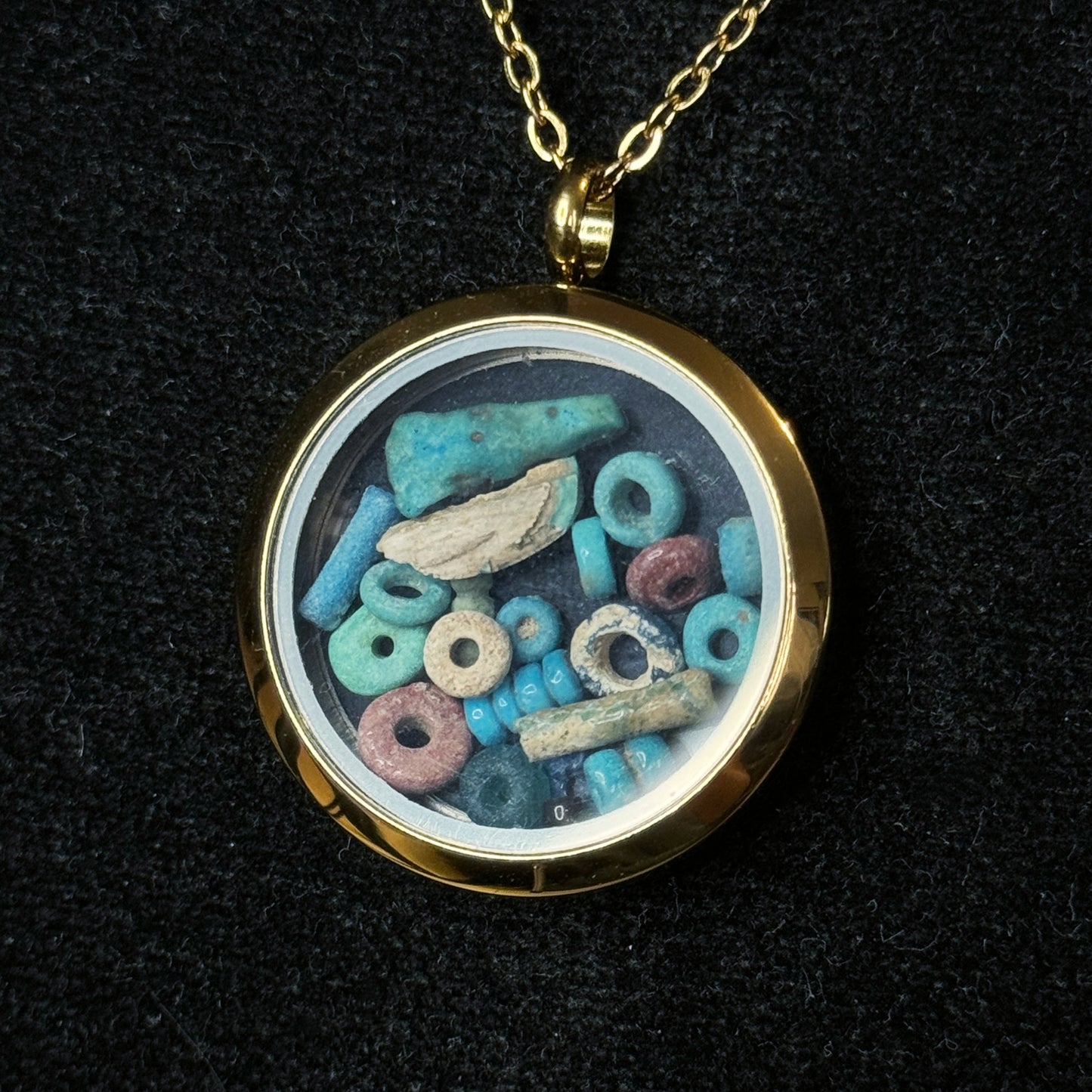 *** NEW YEAR Sale*** Large Ancient Egyptian Lot of Beads Pendant, (1000 B.C.) – Late New Kingdom