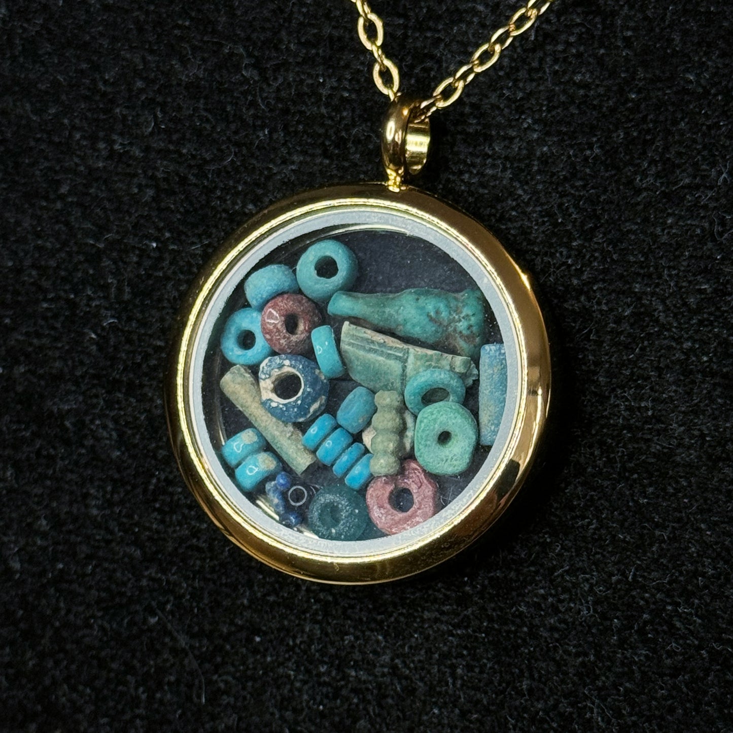 *** NEW YEAR Sale*** Large Ancient Egyptian Lot of Beads Pendant, (1000 B.C.) – Late New Kingdom