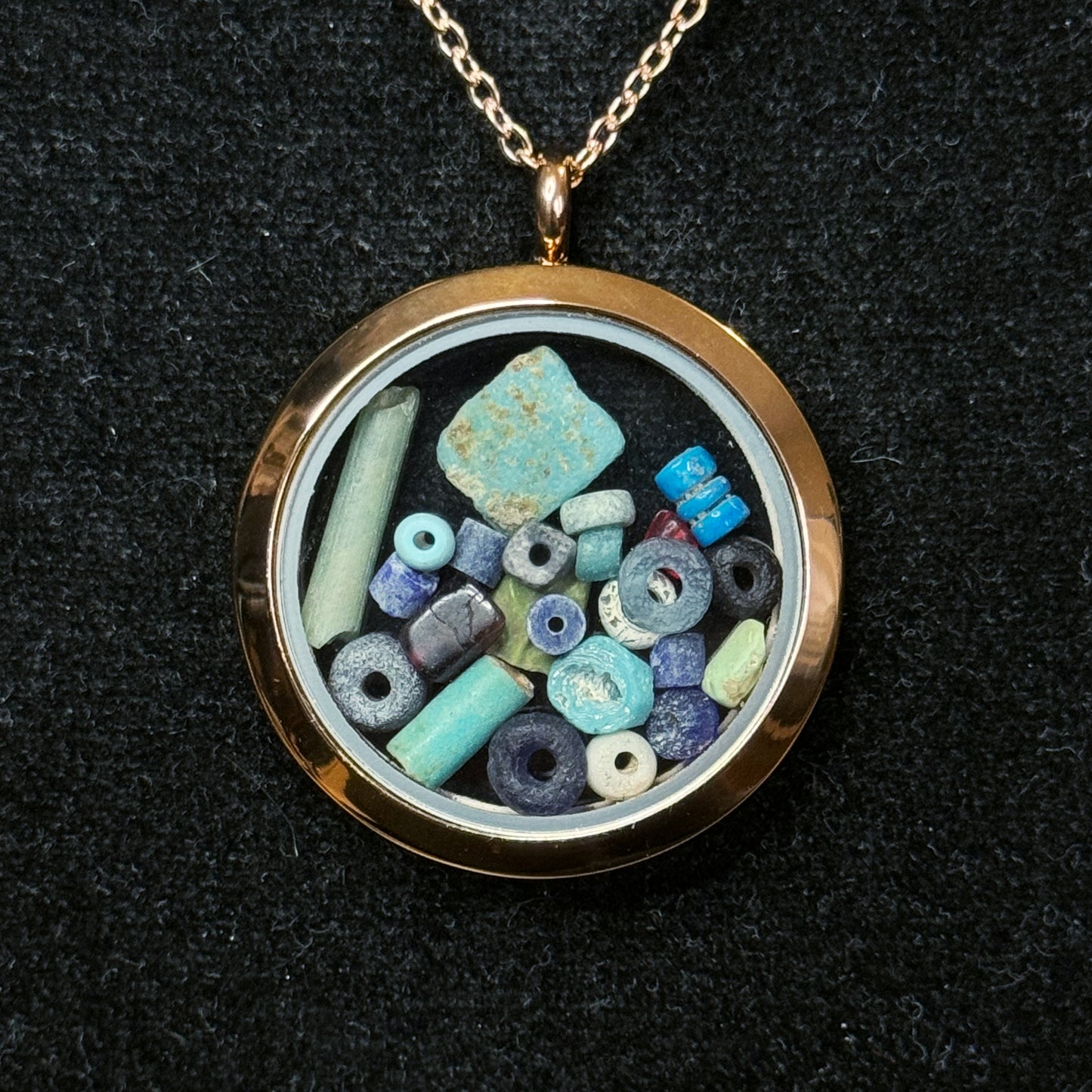 *** NEW YEAR Sale*** Large Ancient Egyptian Lot of Beads Pendant, (1000 B.C.) – Late New Kingdom