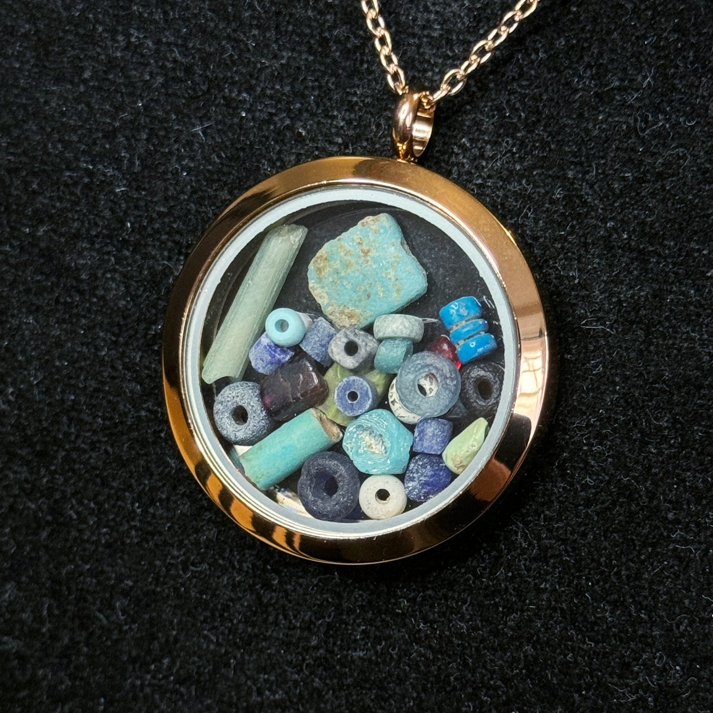 *** NEW YEAR Sale*** Large Ancient Egyptian Lot of Beads Pendant, (1000 B.C.) – Late New Kingdom