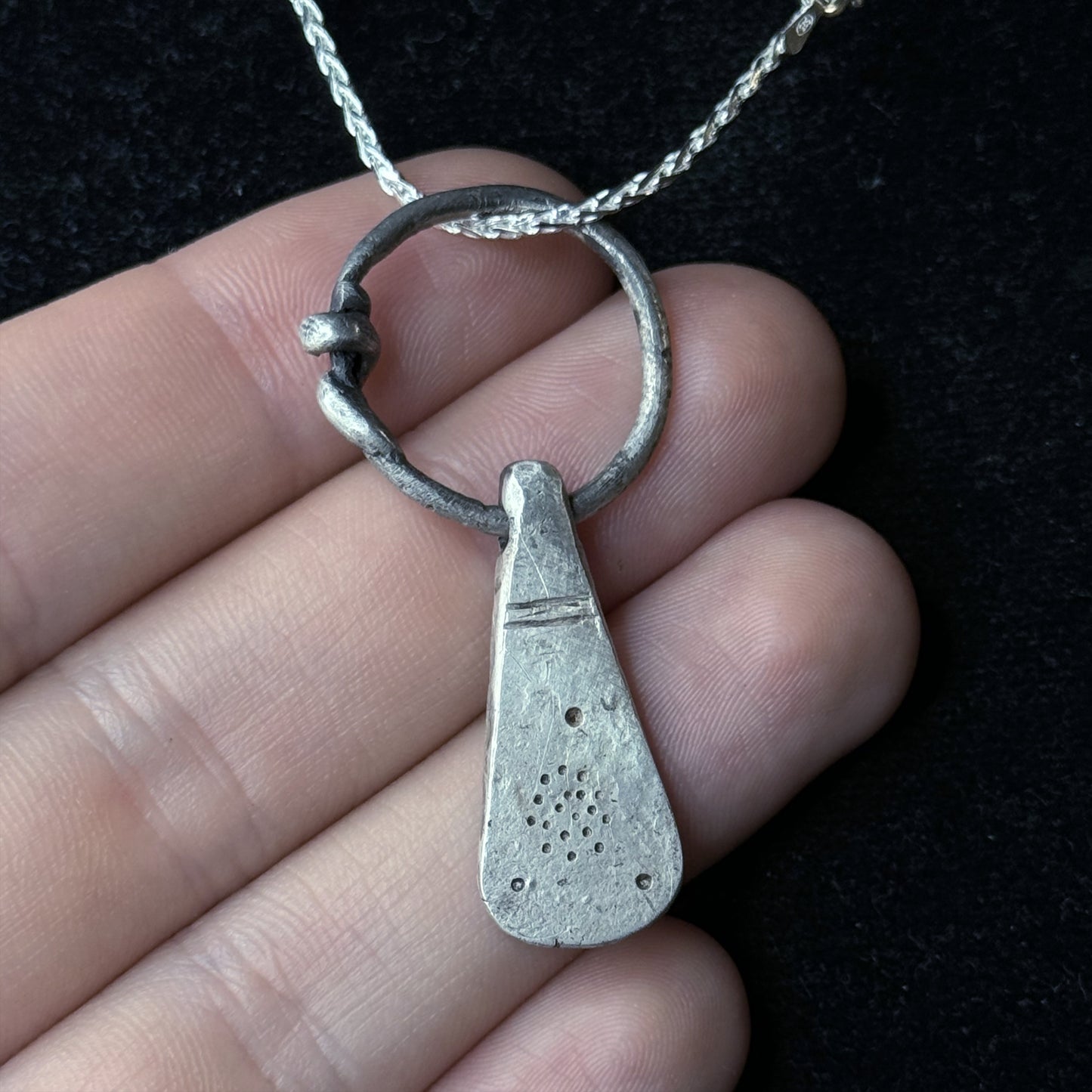 *** NEW YEAR Sale*** Viking Silver Axe Pendant 9th-11th C AD