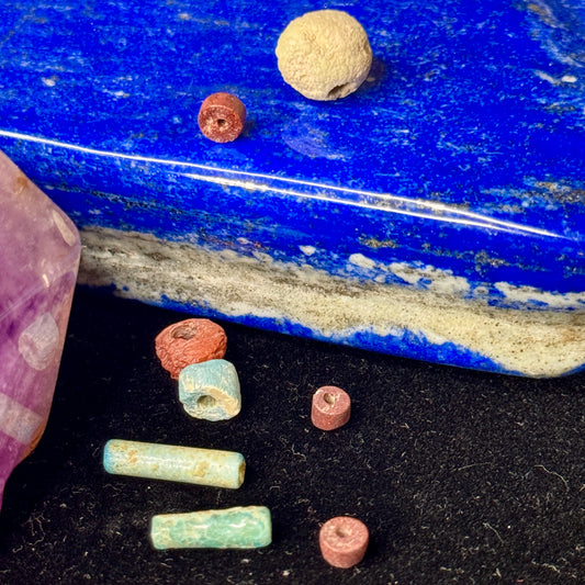 Ancient Egyptian Faience & other Beads (1000 B.C.) – Late New Kingdom to Third Intermediate Period