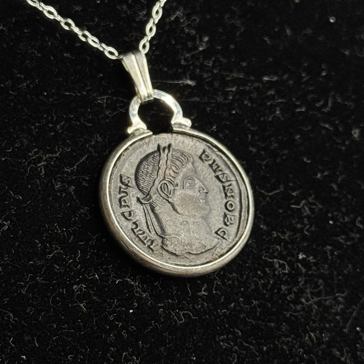 Ancient Roman Coin Pendant – Constantine the Great, 4th Century AD