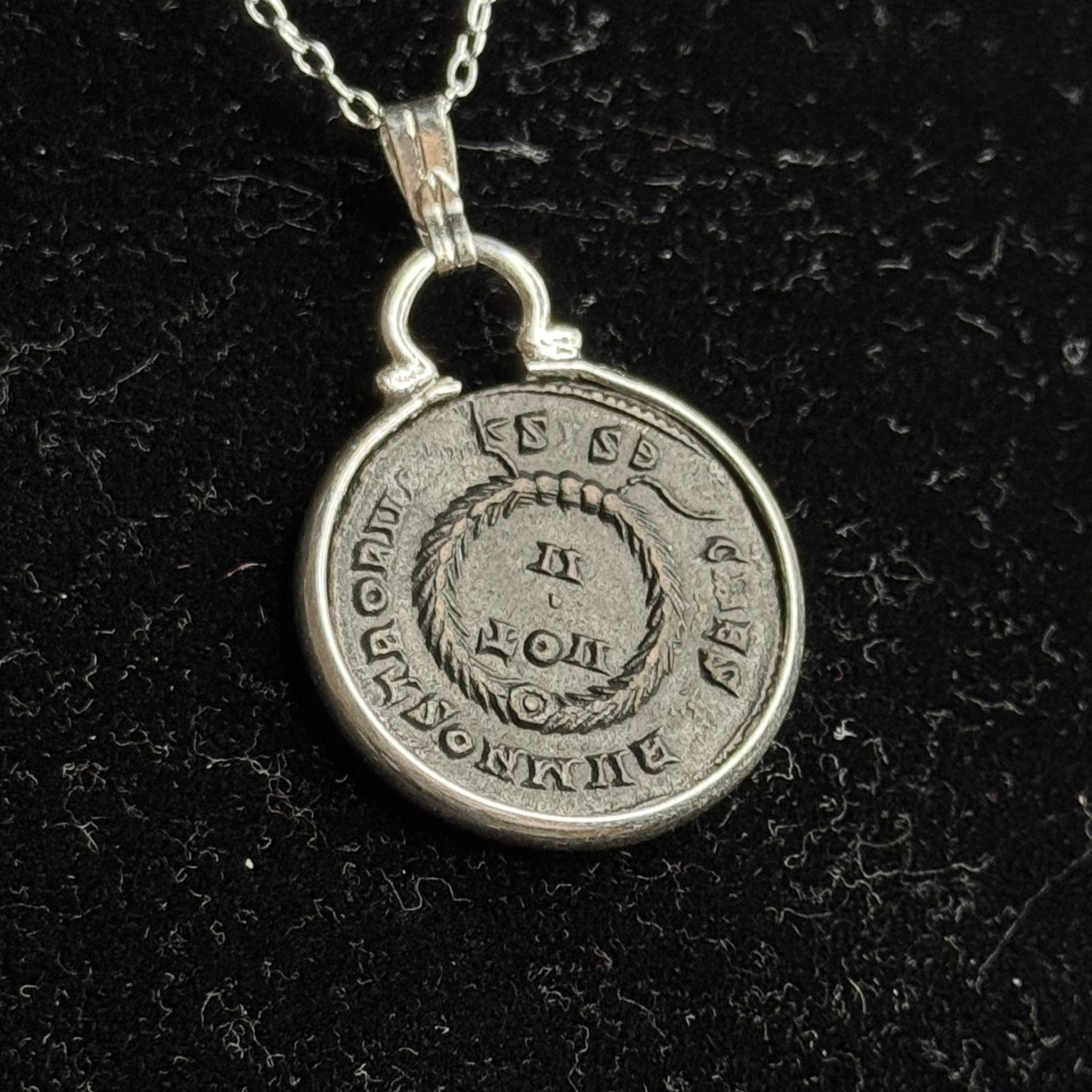 Ancient Roman Coin Pendant – Constantine the Great, 4th Century AD