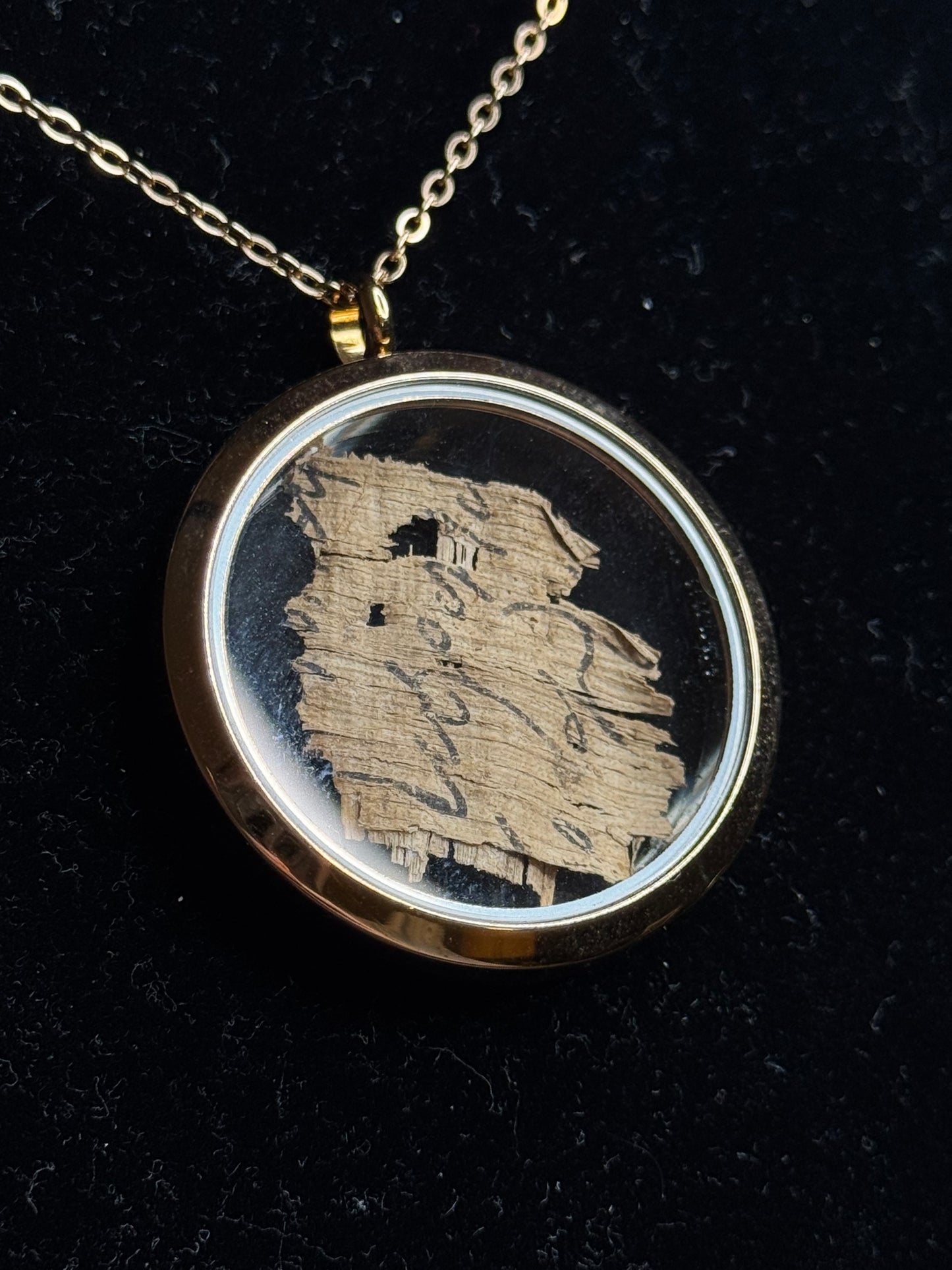 Ancient Greek Papyrus Pendant – Circa 3rd–7th Century AD