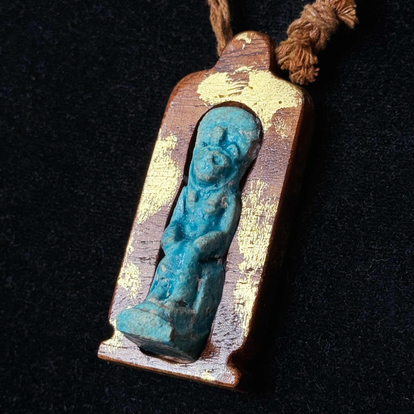 Great Ancient Egyptian Sekhmet Goddess Amulet (circa 1550–1070 B.C.)