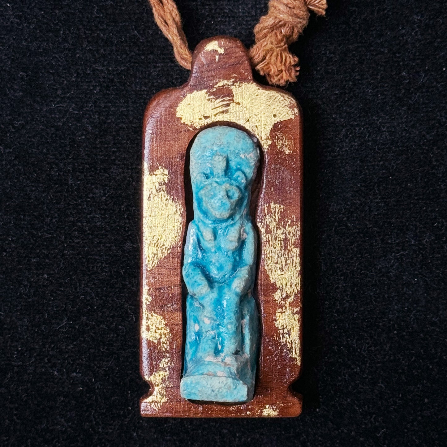 Great Ancient Egyptian Sekhmet Goddess Amulet (circa 1550–1070 B.C.)