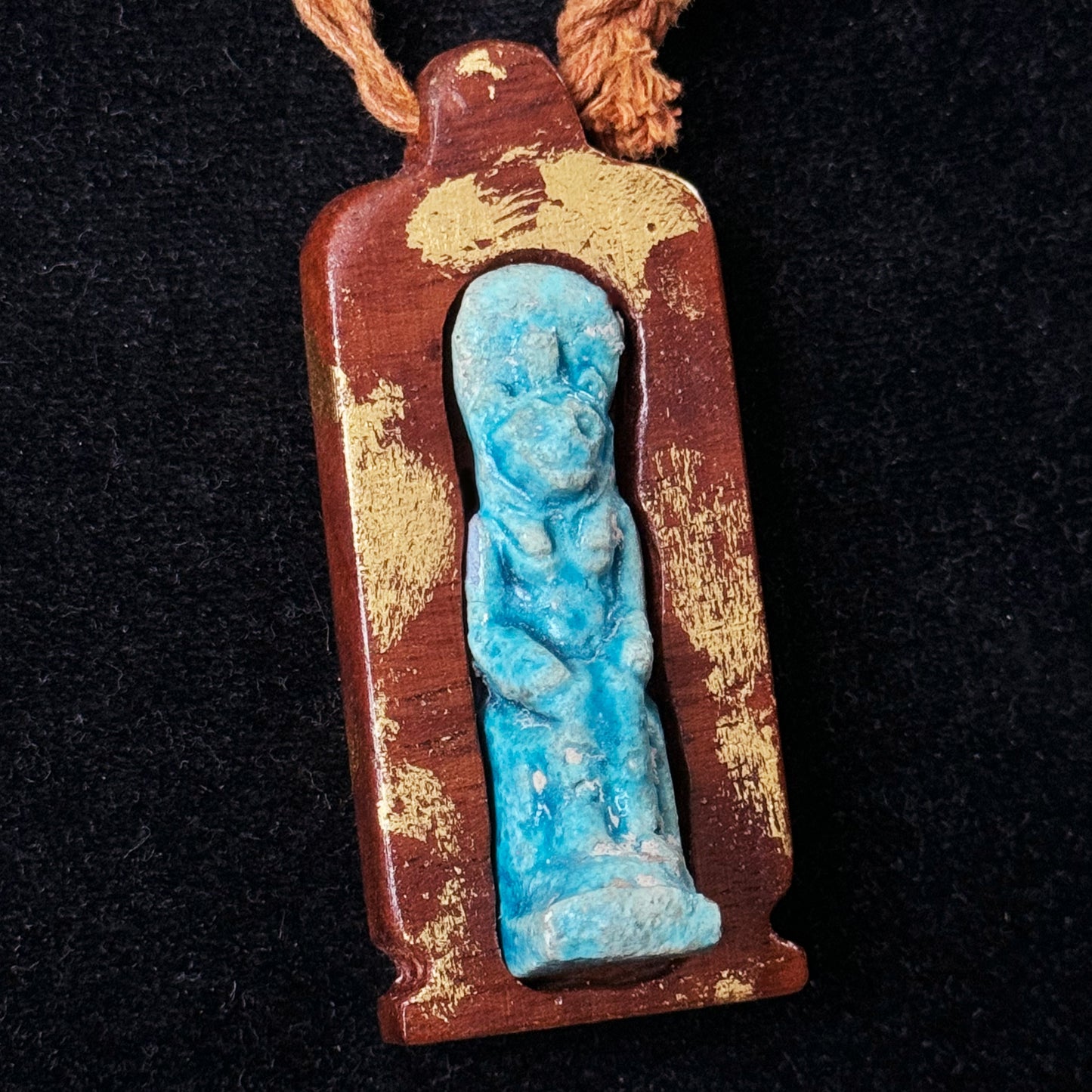 Great Ancient Egyptian Sekhmet Goddess Amulet (circa 1550–1070 B.C.)