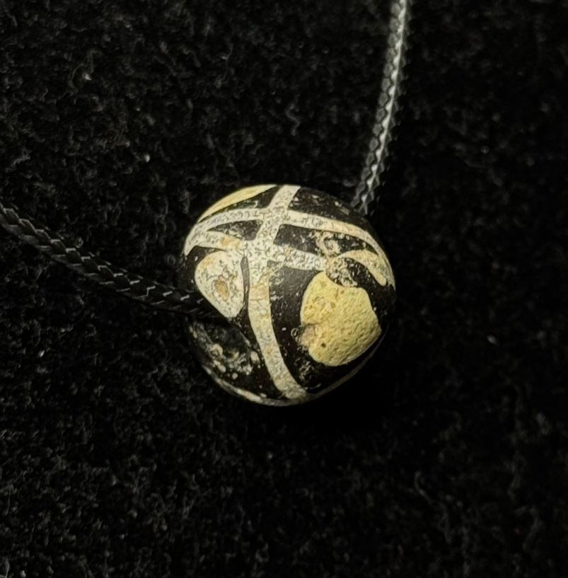 Ancient Roman Glass RARE Ancient Roman Glass "Eye Bead" – 1st–4th Century AD