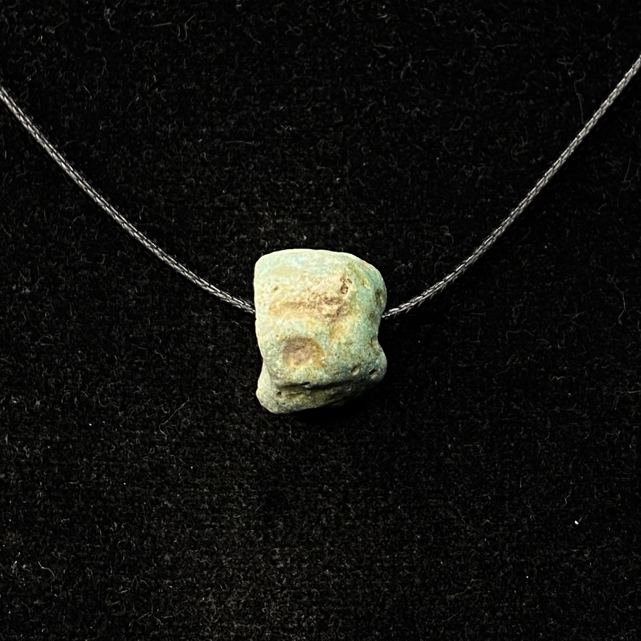 (Roman Period, 1550 B.C.-332A.D.) Ancient Egyptian Faience Bead Necklace