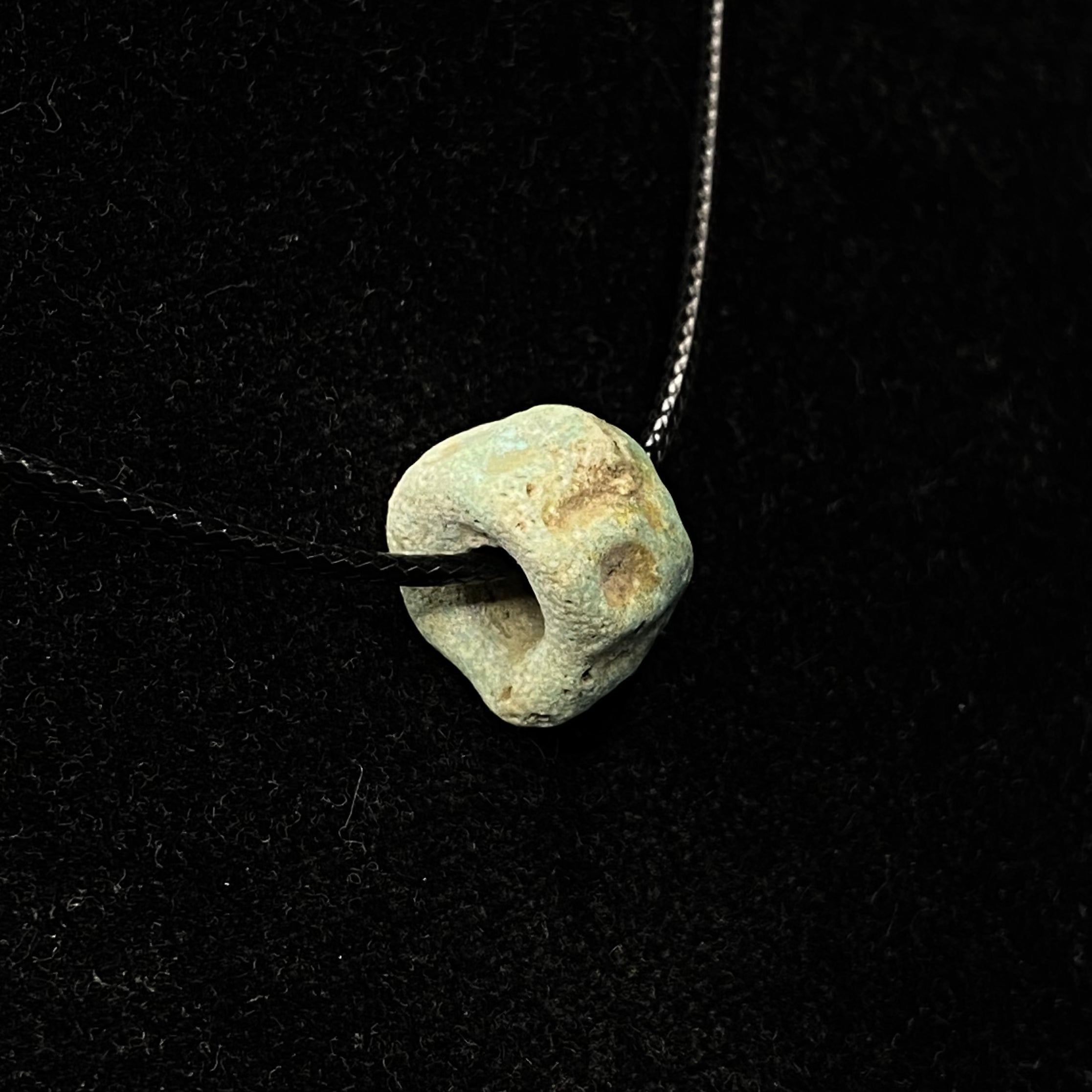 (Roman Period, 1550 B.C.-332A.D.) Ancient Egyptian Faience Bead Necklace