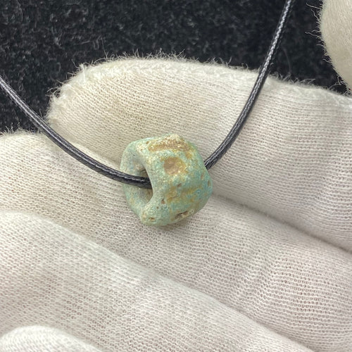 (Roman Period, 1550 B.C.-332A.D.) Ancient Egyptian Faience Bead Necklace