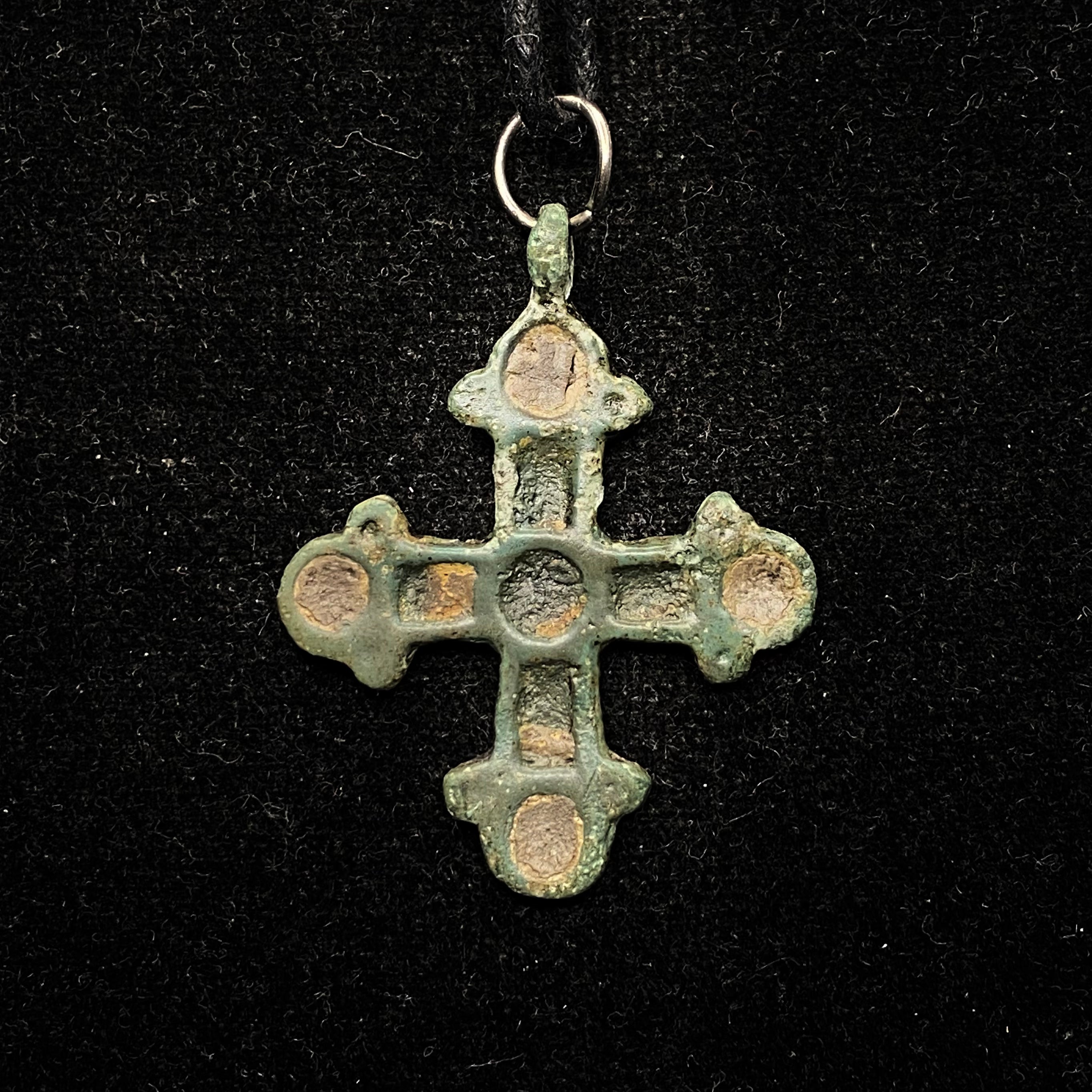 Medieval Byzantine Bronze Cross Pendant – Circa 10th–12th Century AD
