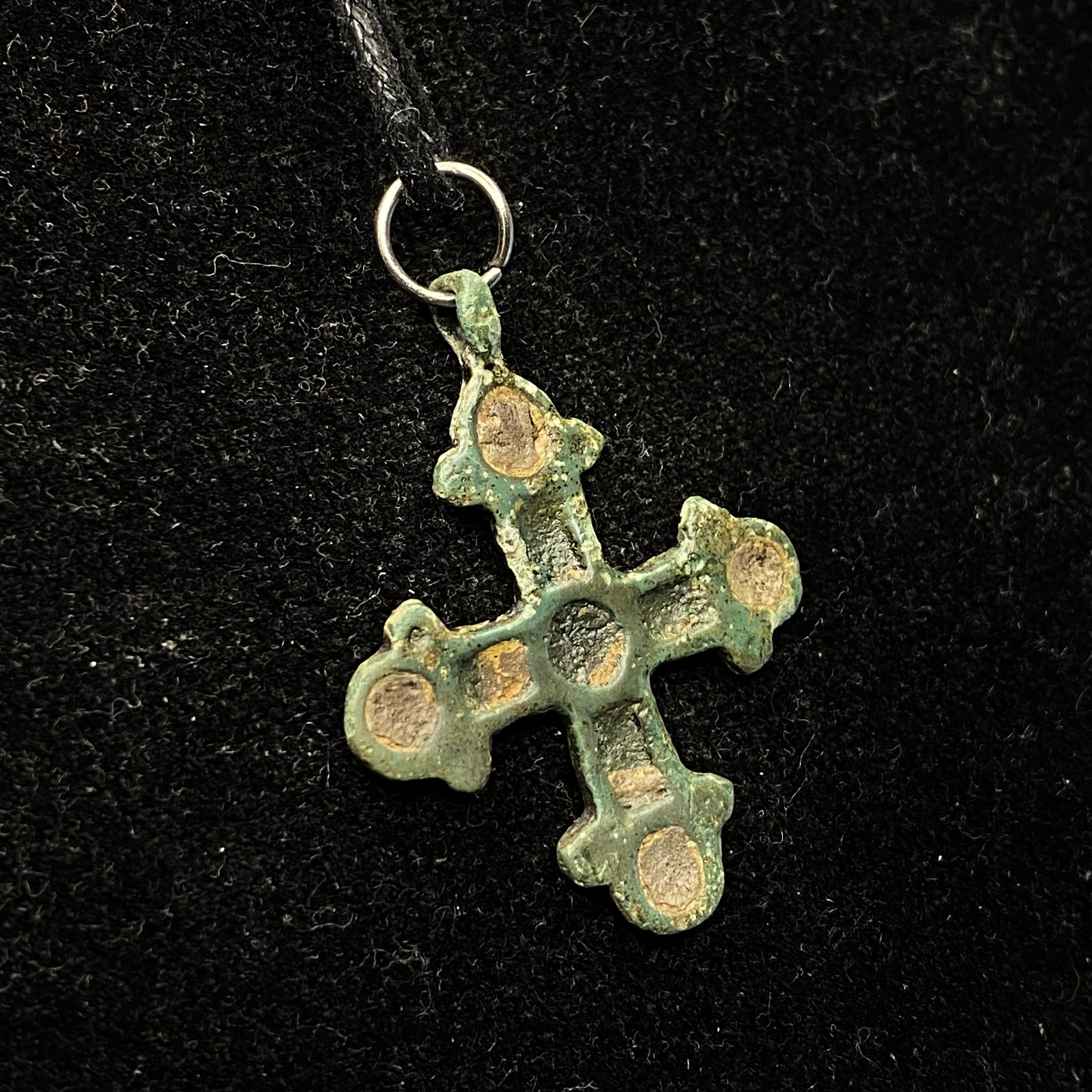Medieval Byzantine Bronze Cross Pendant – Circa 10th–12th Century AD