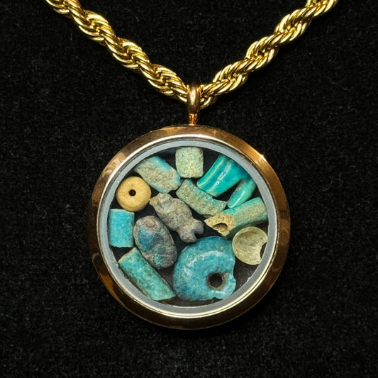 Large Ancient Egyptian Lot of Beads Pendant, (1000 B.C.) – Late New Kingdom