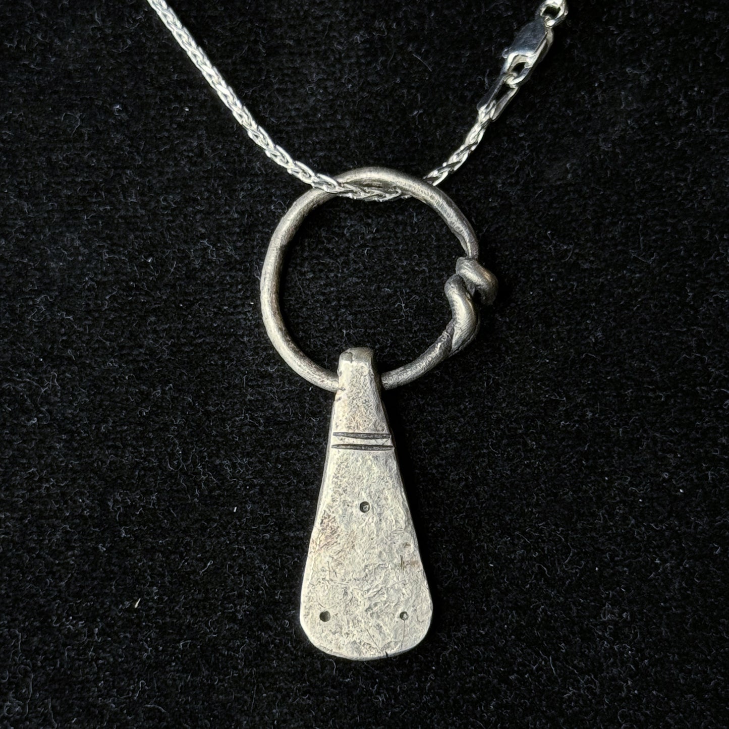 Viking Silver Axe Pendant 9th-11th C AD