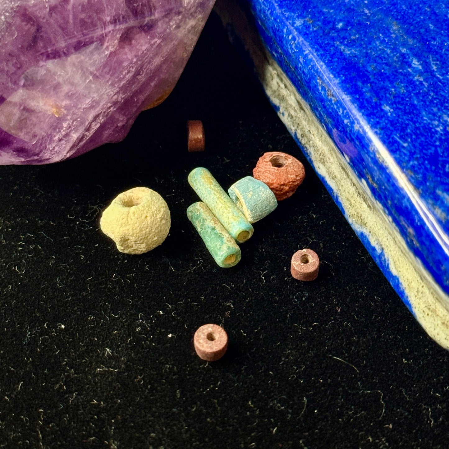 Ancient Egyptian Faience &amp; other Beads (1000 B.C.) – Late New Kingdom to Third Intermediate Period