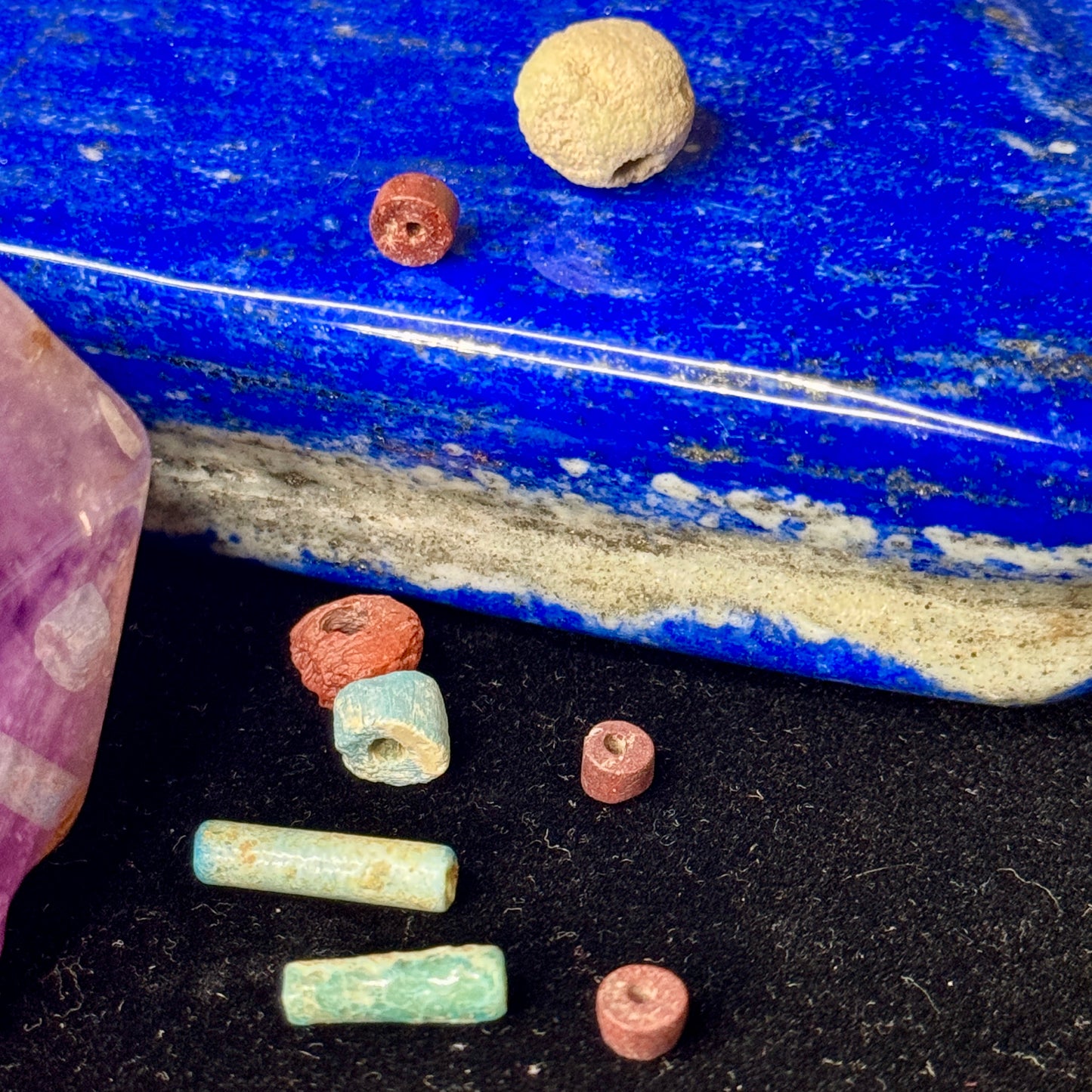 Ancient Egyptian Faience &amp; other Beads (1000 B.C.) – Late New Kingdom to Third Intermediate Period