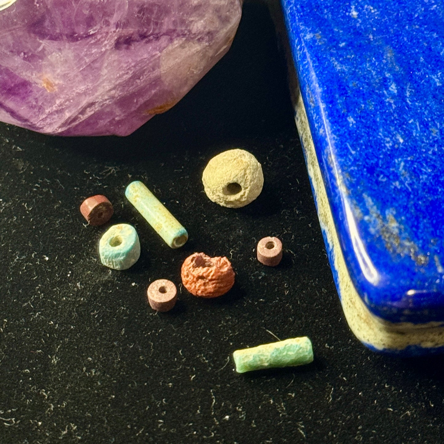 Ancient Egyptian Faience &amp; other Beads (1000 B.C.) – Late New Kingdom to Third Intermediate Period