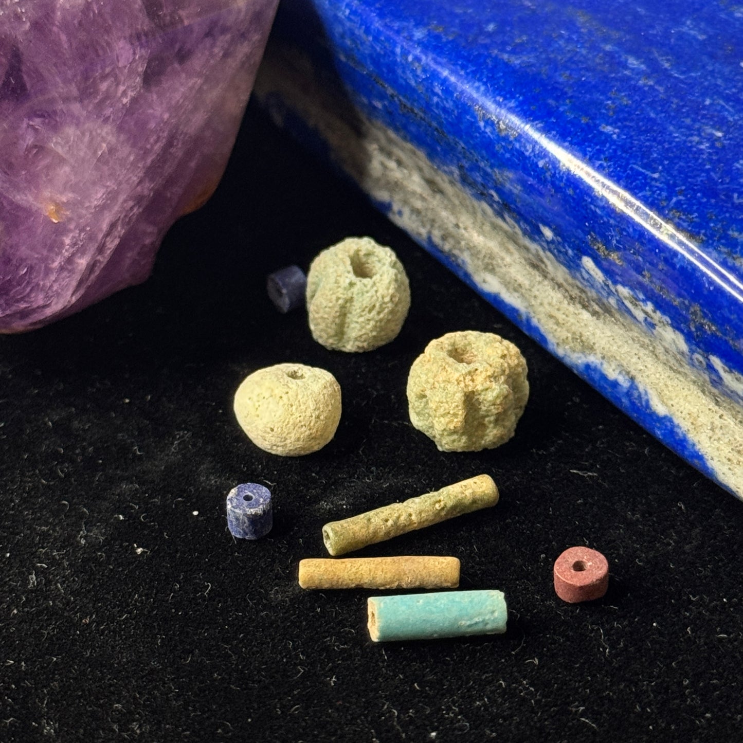 Ancient Egyptian Faience & other Beads (1000 B.C.) – Late New Kingdom to Third Intermediate Period