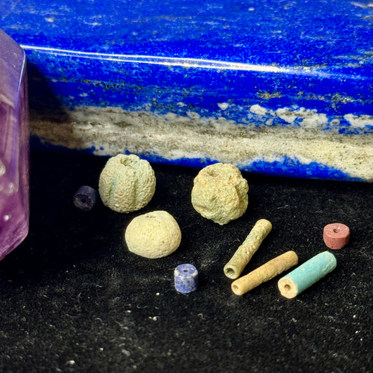 Ancient Egyptian Faience & other Beads (1000 B.C.) – Late New Kingdom to Third Intermediate Period