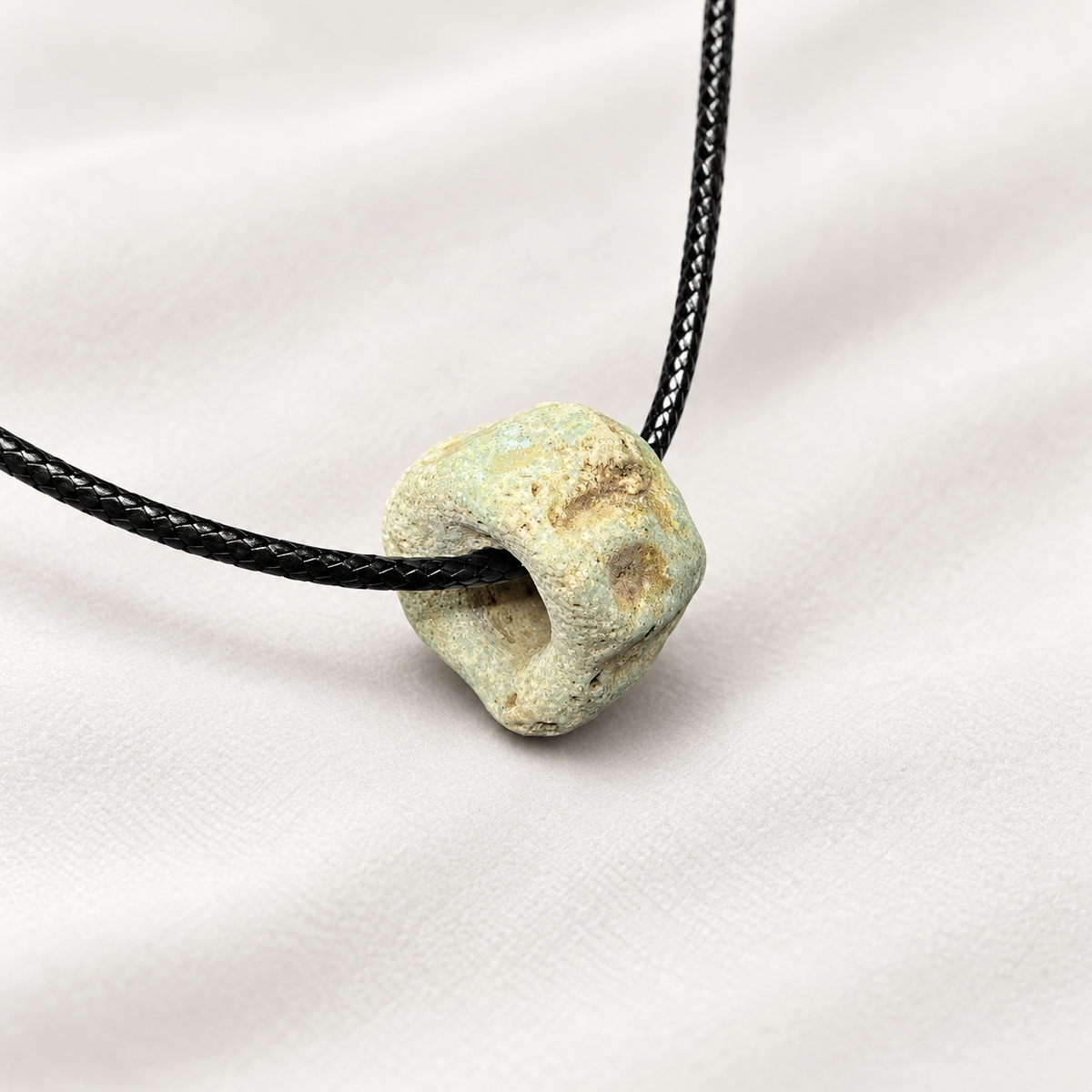 (Roman Period, 1550 B.C.-332A.D.) Ancient Egyptian Faience Bead Necklace